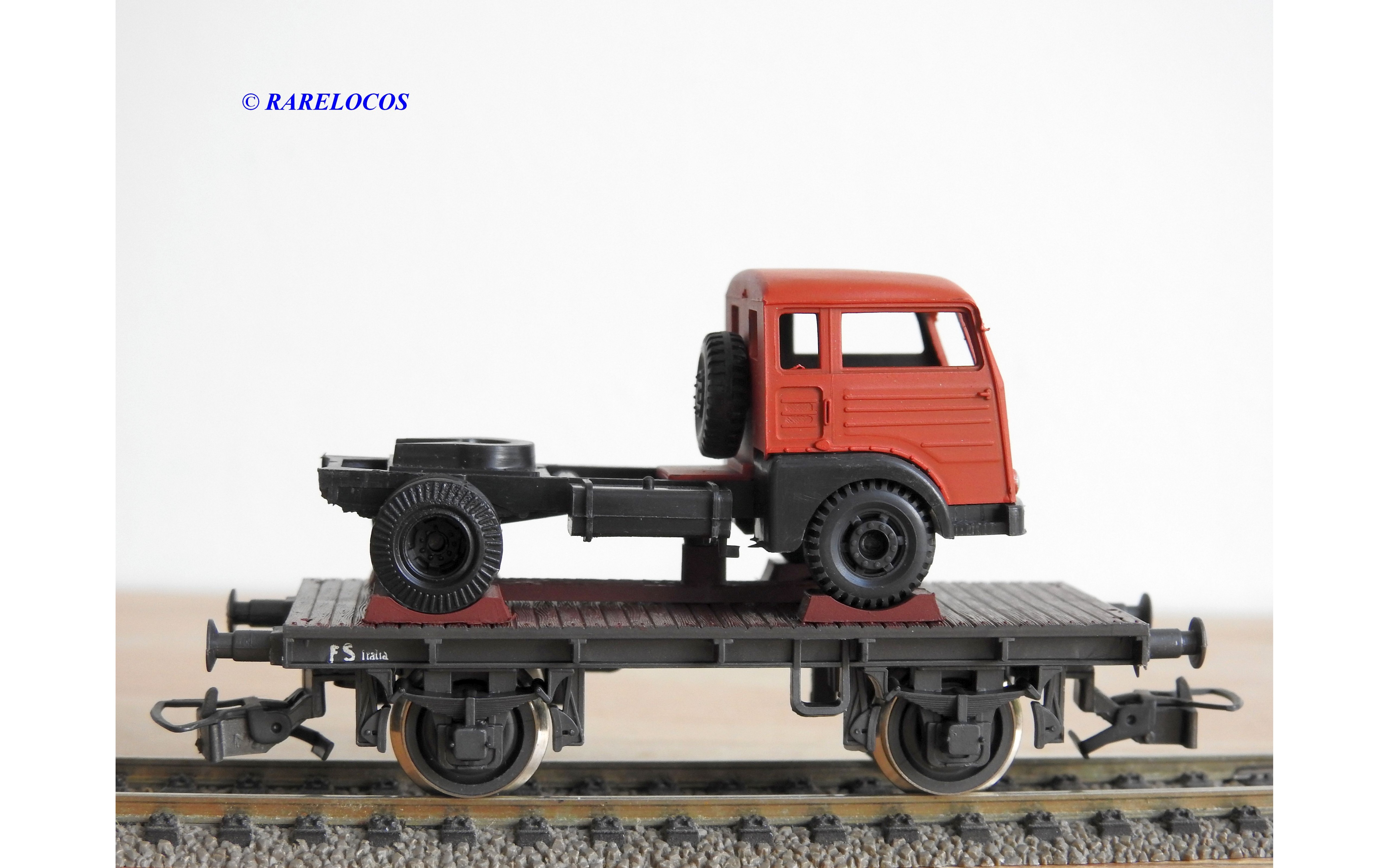 2 Wagons Plats Arnold échelle N Avec 4 Tracteurs - Modélisme Ferroviaire - Neuf
