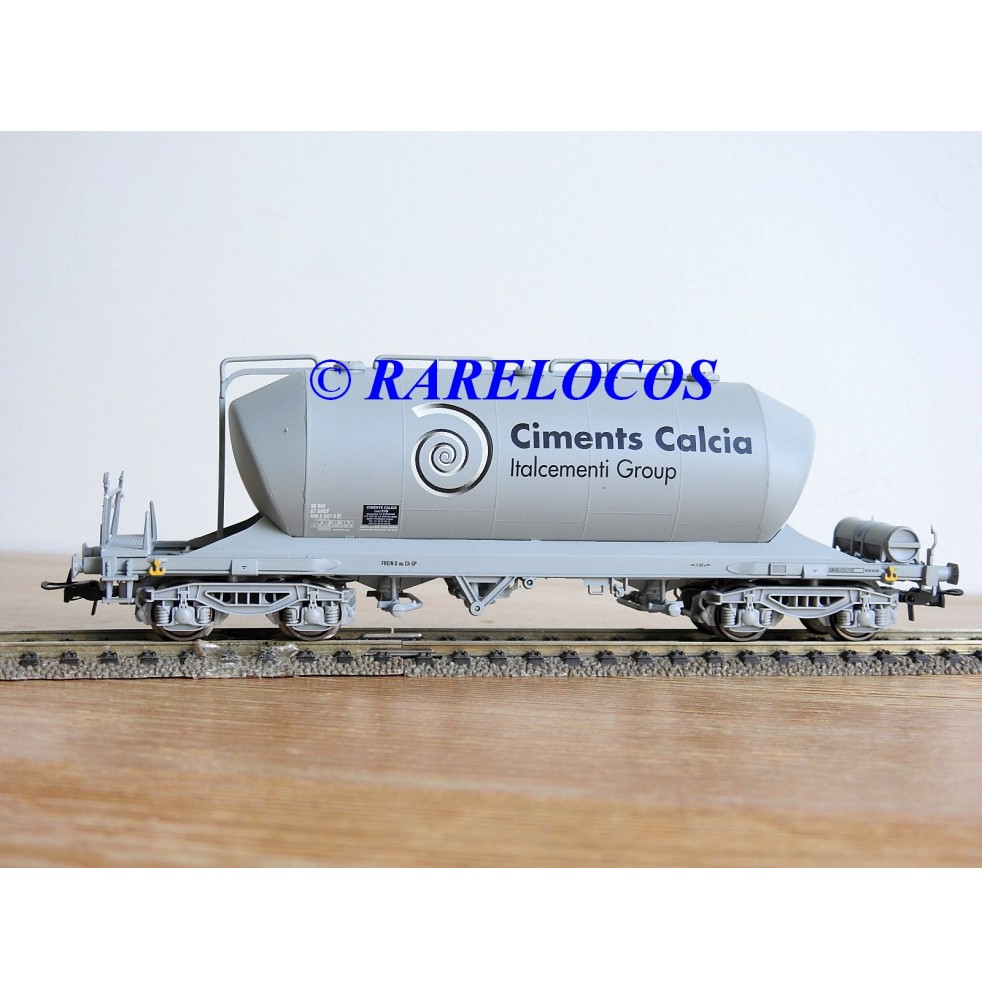 ELECTROTREN E5192 Wagon Plat à Bogies RENFE - Chargé De Blocs Béton - Échelle Ho