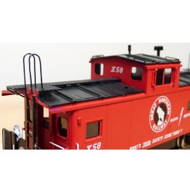 ORIENTAL LIMITED X58, fourgon de queue ( caboose) moderne class X GREAT NORTHERN BO