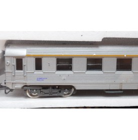 JOUEF  4683, voiture grandes lignes inox mixte 1 Cl./ fourgon type AGD  neuf BO
