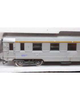 JOUEF  4683, voiture grandes lignes inox mixte 1 Cl./ fourgon type AGD  neuf BO