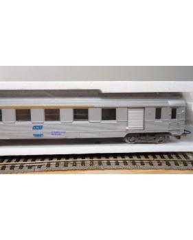 JOUEF  4683, voiture grandes lignes inox mixte 1 Cl./ fourgon type AGD  neuf BO
