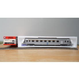 JOUEF  4683, voiture grandes lignes inox mixte 1 Cl./ fourgon type AGD  neuf BO