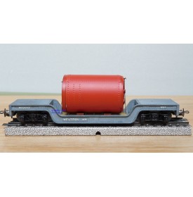 TRIX EXPRESS  489 . 8, wagon surbaissé pour charges lourdes Weltrol
