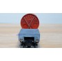 TRIX EXPRESS  489 . 8, wagon surbaissé pour charges lourdes Weltrol