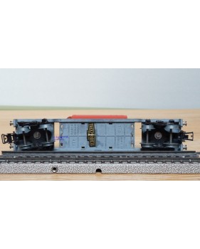 TRIX EXPRESS  489 . 8, wagon surbaissé pour charges lourdes Weltrol