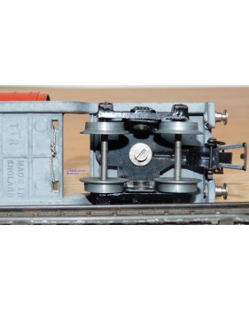 TRIX EXPRESS  489 . 8, wagon surbaissé pour charges lourdes Weltrol