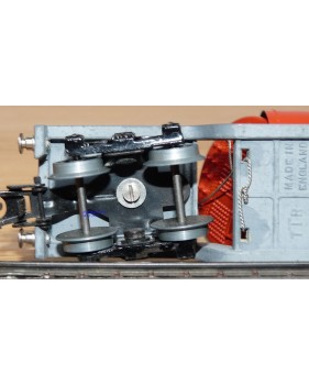 TRIX EXPRESS  489 . 8, wagon surbaissé pour charges lourdes Weltrol