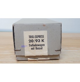 TRIX EXPRESS  20 / 93 K, wagon surbaissé pour charges lourdes Weltrol BO