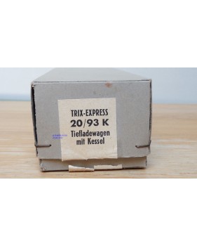 TRIX EXPRESS  20 / 93 K, wagon surbaissé pour charges lourdes Weltrol BO
